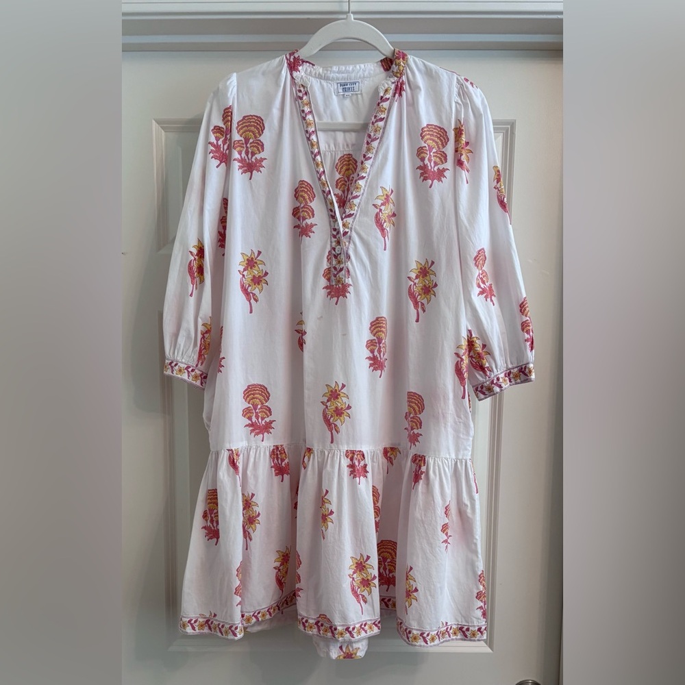 Pink City Prints Floral‎ Mini Dress
